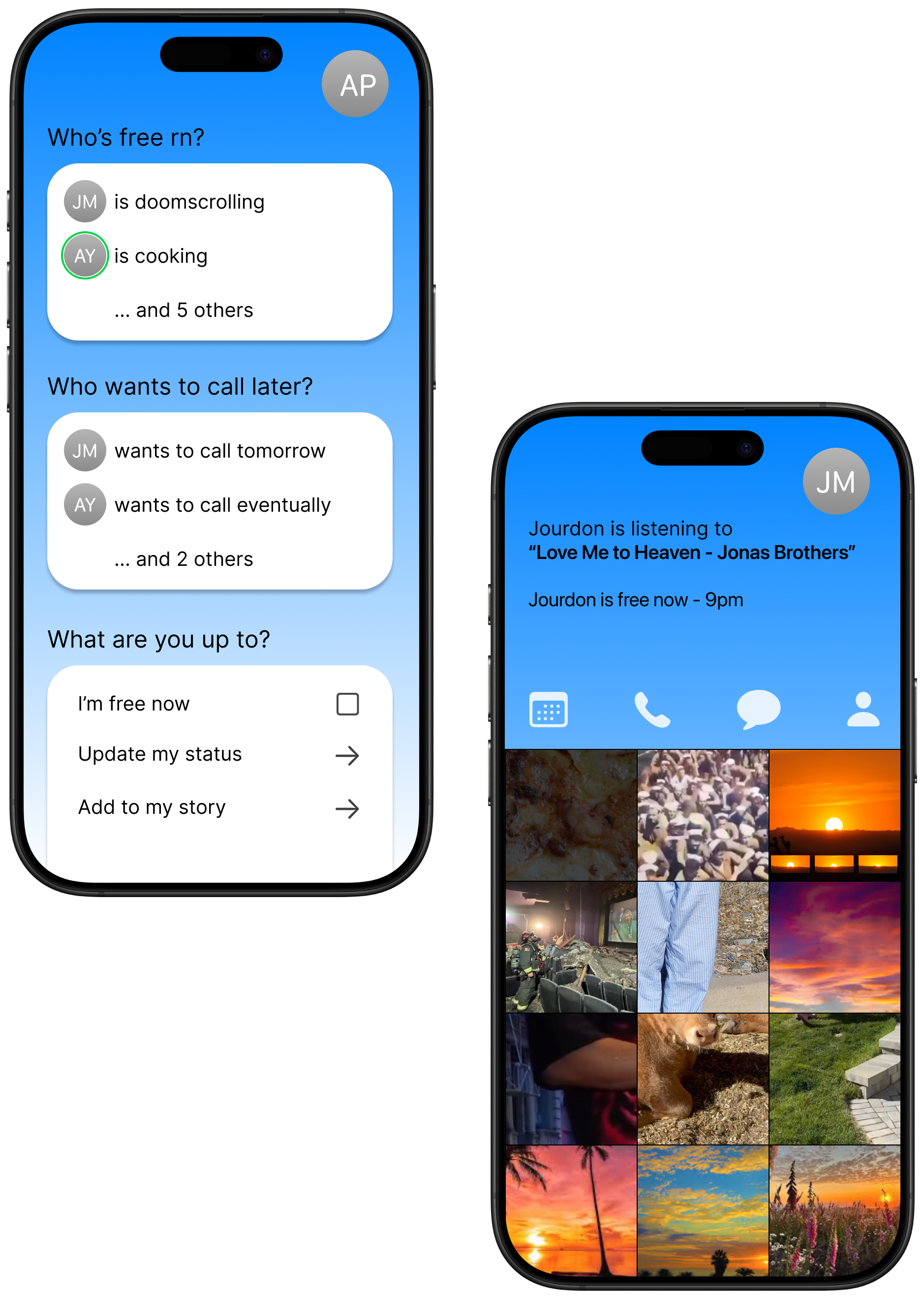 Chalant app mockups